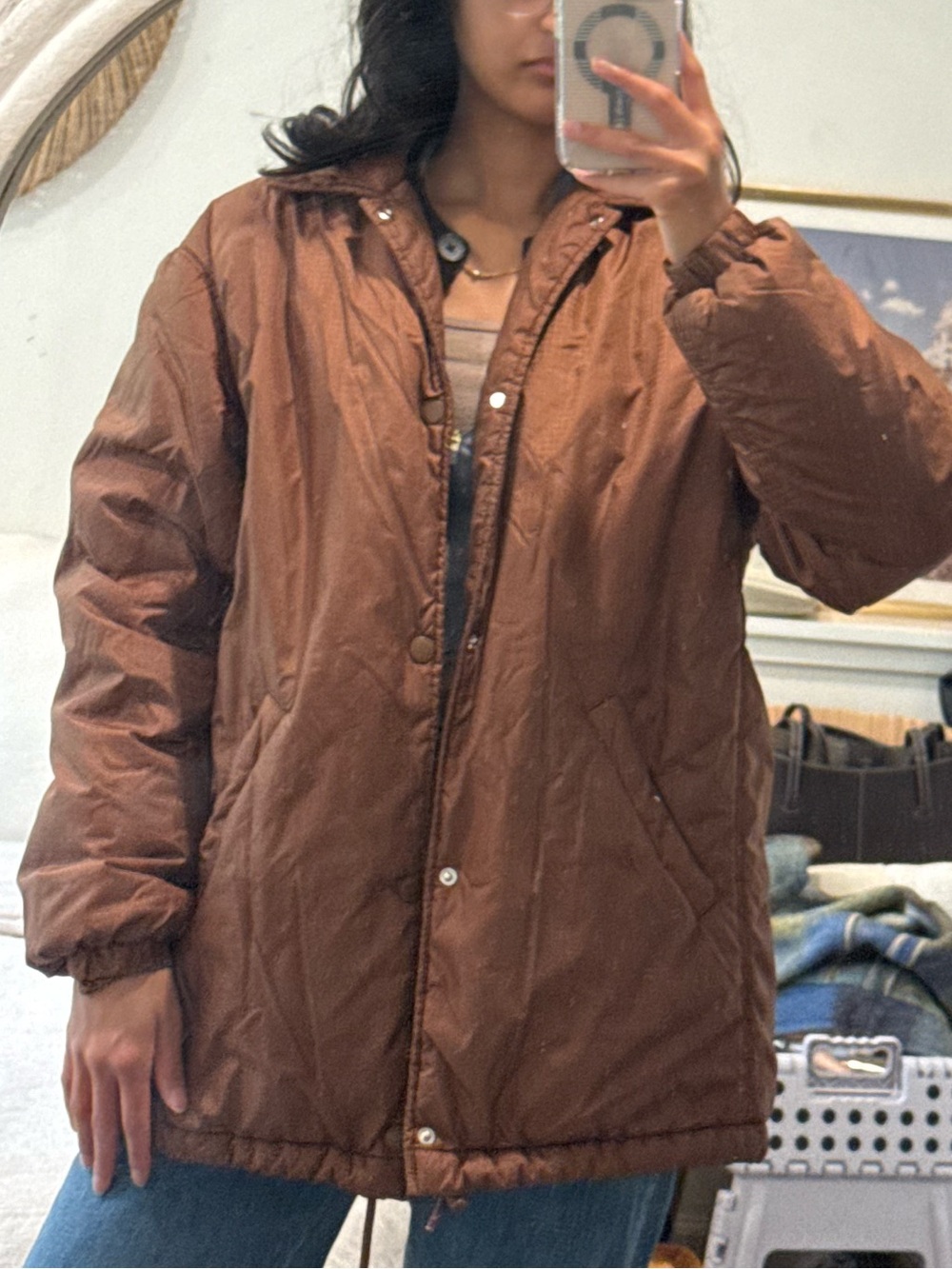 Aritzia TNA Coaches Jacket — Size XS